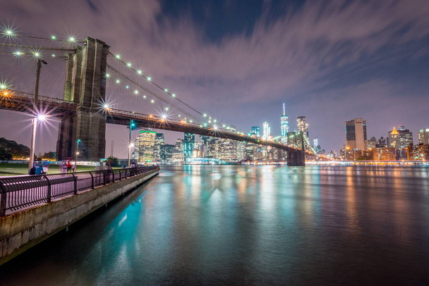 Brooklyn Bridge in New York City - Photo, Image