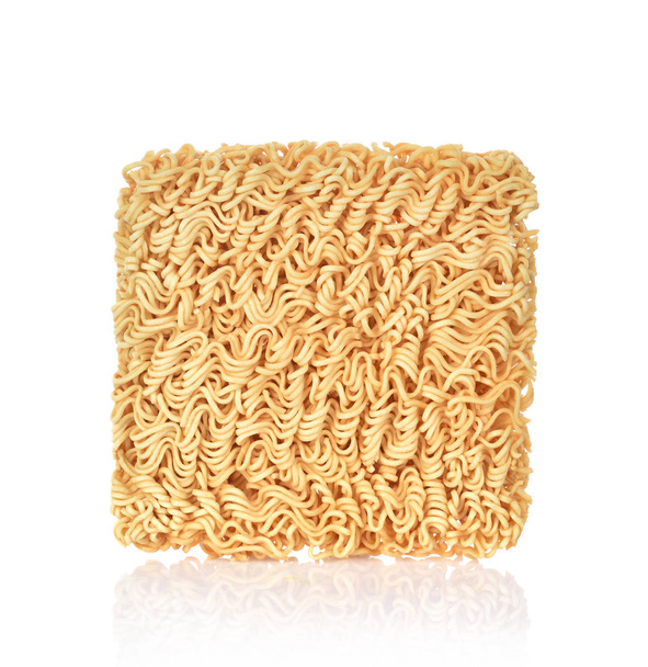 Instant noodles on white background - Photo, Image