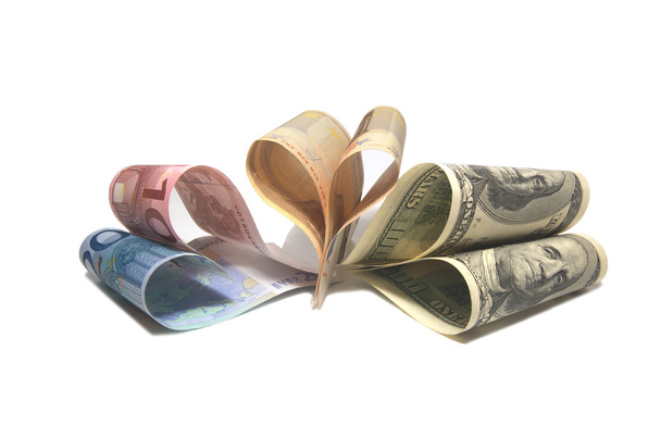 Euro.Dólares. San Valentín
 - Foto, imagen