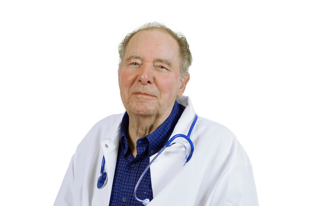 Elderly male doctor - Foto, afbeelding
