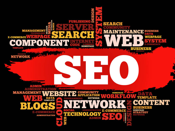 SEO (search engine optimization) - Vector, afbeelding