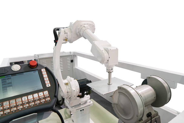 robot el tezgahları Sanayi Üretim Fabrikası'nda - Fotoğraf, Görsel