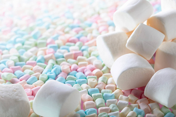 Fechar de vários marshmallows
  . - Foto, Imagem