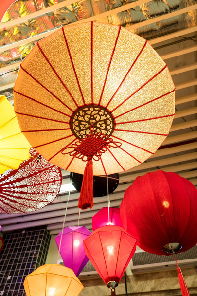 Tradição lanterna da China no Ano Novo Chinês
 - Foto, Imagem