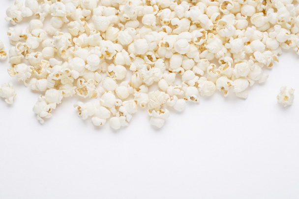 popcorn granicy na białym tle - Zdjęcie, obraz