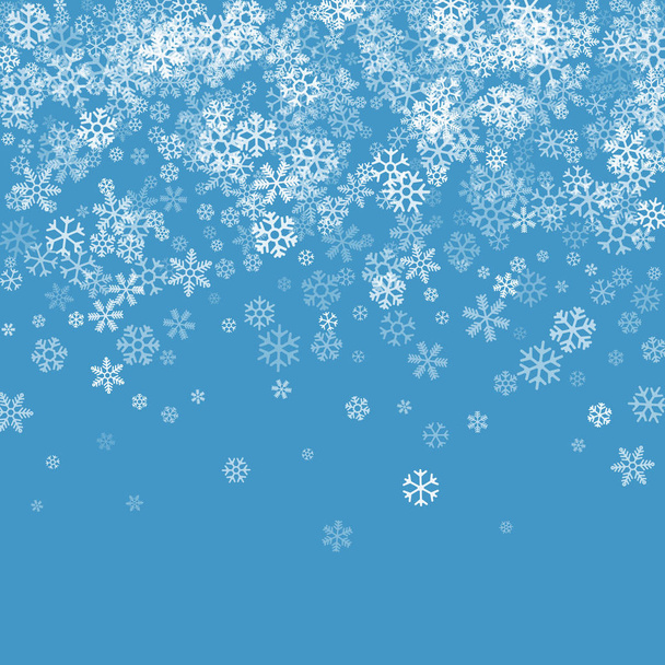 Αφηρημένη μοτίβο που υπάγονται Νιφάδες χιονιού - Διάνυσμα, εικόνα