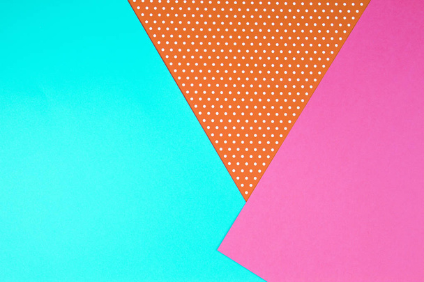 Abstract geometric colored paper background. - Foto, Bild