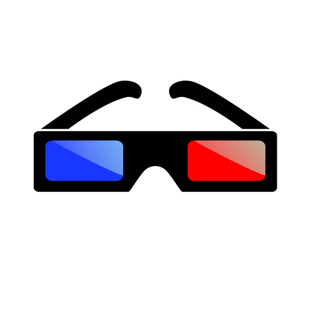 3D glasses vector illustration. - Vector, Image
