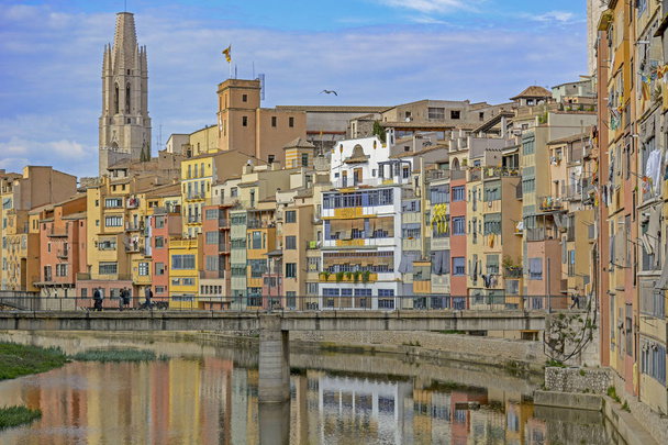 ジローナ、カタルーニャ、スペイン - 写真・画像