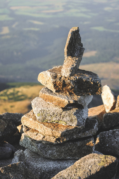Stack of Stones in Mountasins - Photo, Image