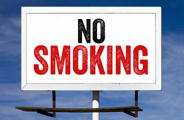No Smoking Billboard Sign - Photo, Image