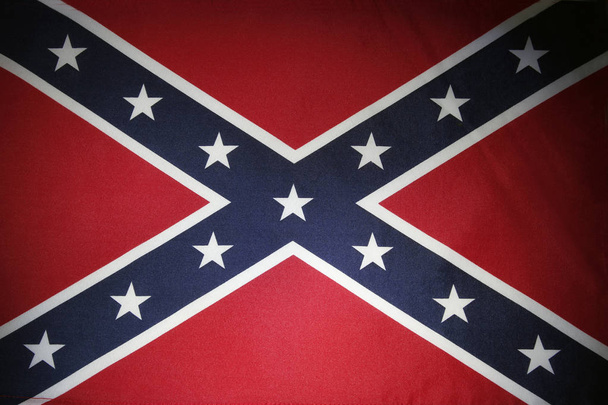 Confederate flag close-up  - Photo, Image