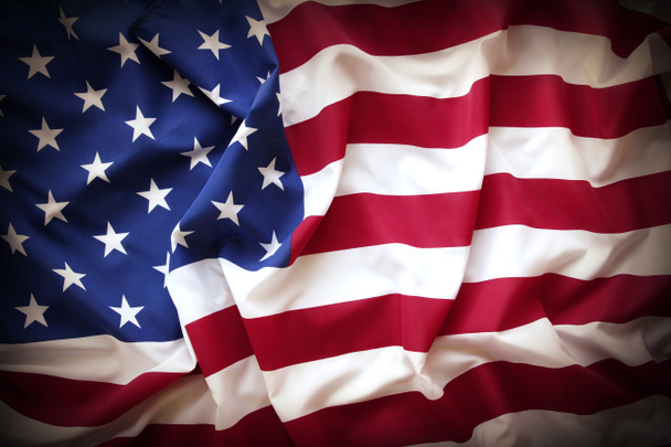 Detal flaga USA - Zdjęcie, obraz