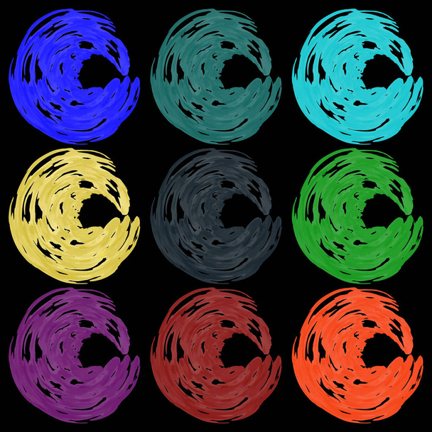 Set di pennelli vettoriali in colori calmi
. - Vettoriali, immagini