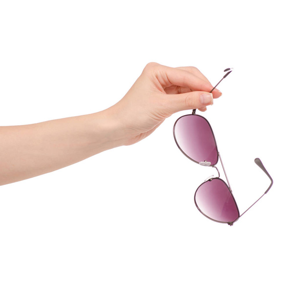 Female sunglasses in hand - Zdjęcie, obraz