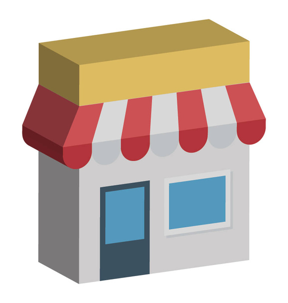 иконка торгового магазина
  - Вектор,изображение