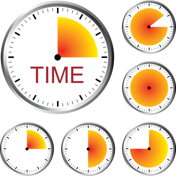 Серия часов
 - Вектор,изображение