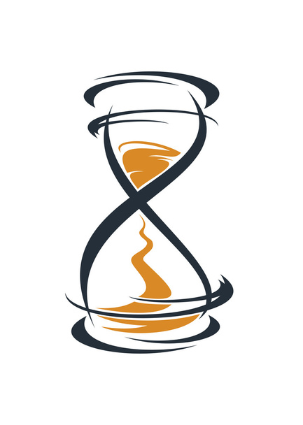 Hourglass symbol - Vector, Image