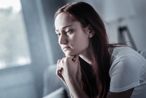Depressed appealing woman having different times - Photo, image
