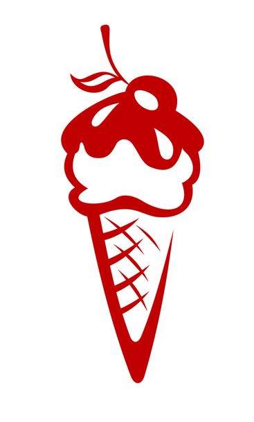 νόστιμο παγωτό, εν λόγω λογότυπο. διάνυσμα έκδοση επίσης διαθέσιμα στη συλλογή - Διάνυσμα, εικόνα
