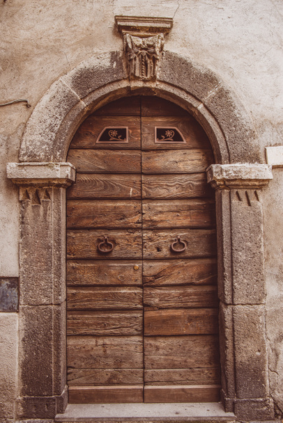 drzwi drewniane - Zdjęcie, obraz