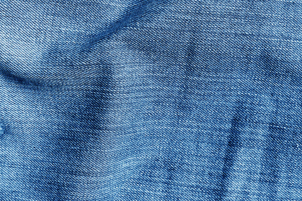 Jeans cloth pattern in navy blue tone. - Photo, Image