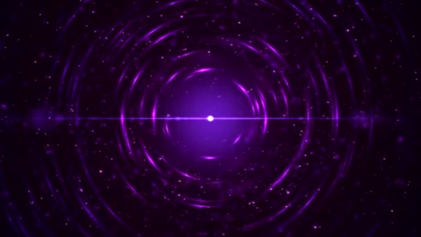Colorful Shining Particle Emitting Light Animation - Seamless Loop Purple - Footage, Video