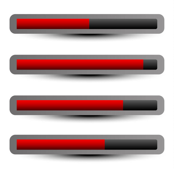 Easy to adjust faders, adjusters, sliders with different levels, vector illustration - Vector, Image