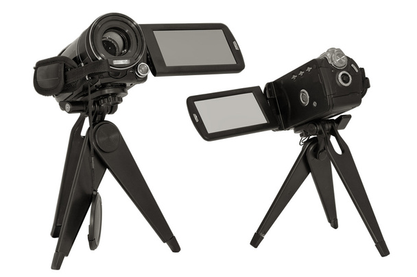Video camera on small tripod - Fotografie, Obrázek