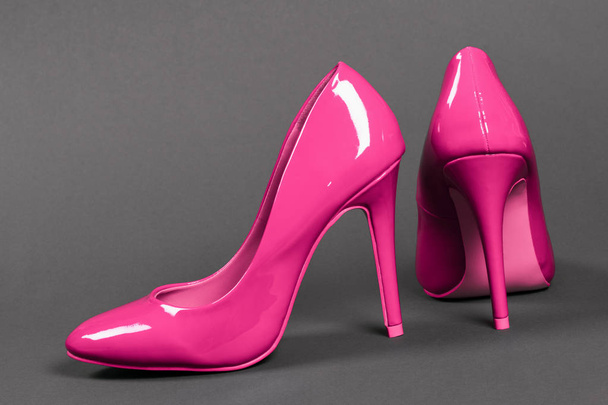 pink high heels shoes - Valokuva, kuva