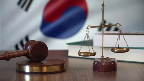 Spravedlnost pro Jižní Korea zákony v korejštině soudu - Záběry, video