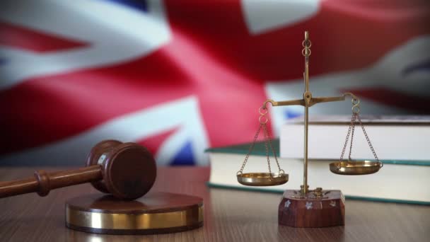 英国の裁判所のイギリスの法律のための正義 - 映像、動画