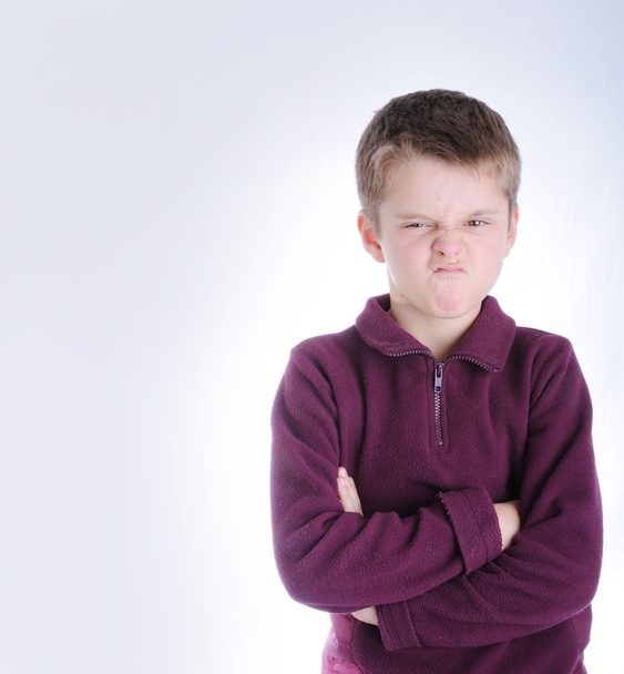 θυμωμένος αγόρι - Φωτογραφία, εικόνα