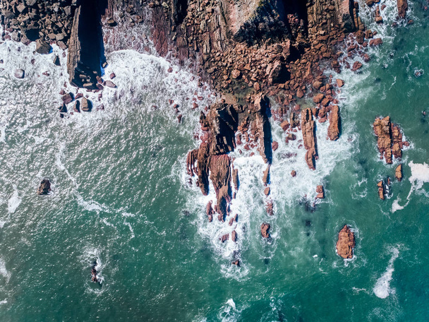 Aerial view of cliffs in Asturias - Fotografie, Obrázek