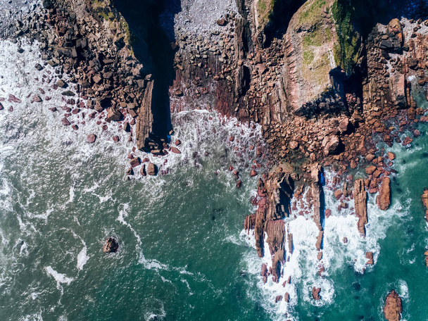 Aerial view of cliffs in Asturias - Fotografie, Obrázek