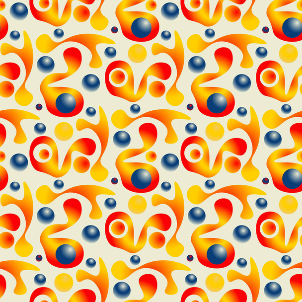 Abstract wild nature seamless pattern - ベクター画像