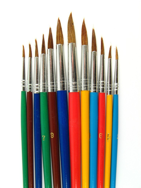 Colored paintbrushes - Photo, Image
