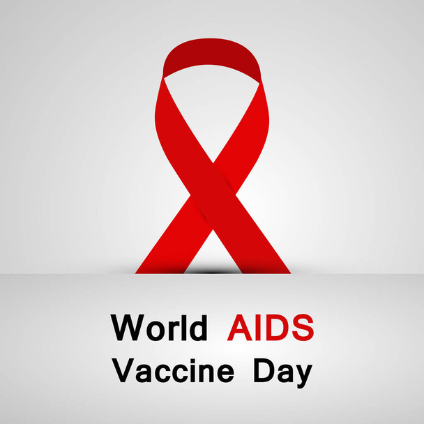 Illustration du contexte de la Journée mondiale du vaccin contre le sida
 - Vecteur, image