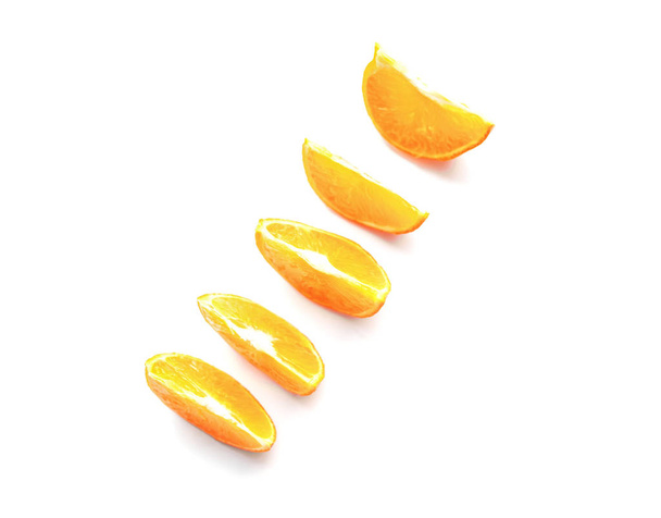 geïsoleerde wiggen van Oranje - Foto, afbeelding