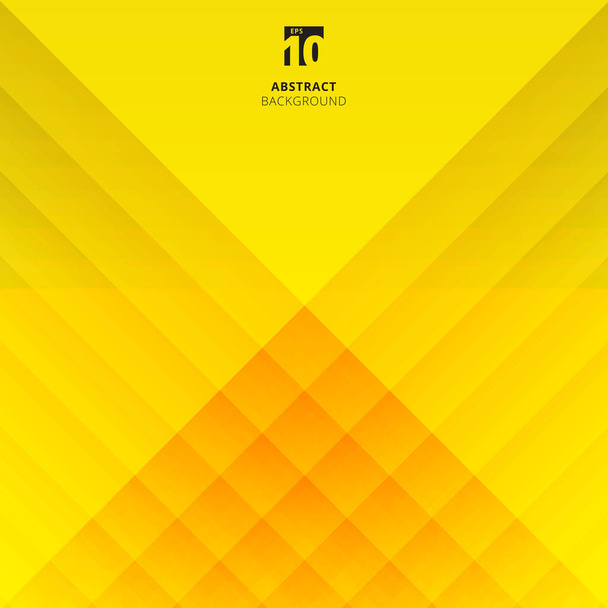 Patrón abstracto de capa superpuesta geométrica y cuadrada en ba amarillo
 - Vector, imagen