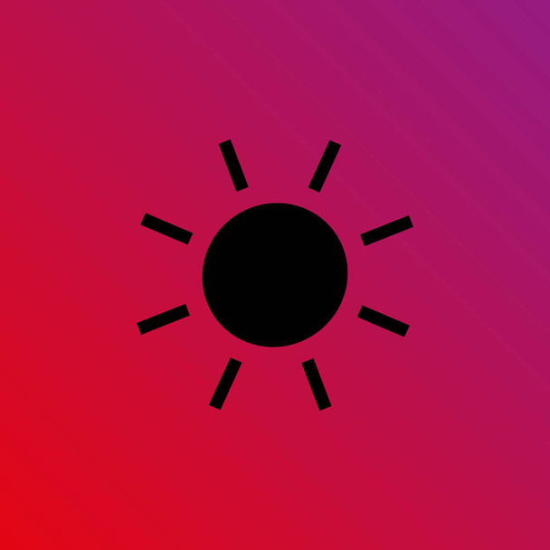 icône soleil, illustration vectorielle - Vecteur, image
