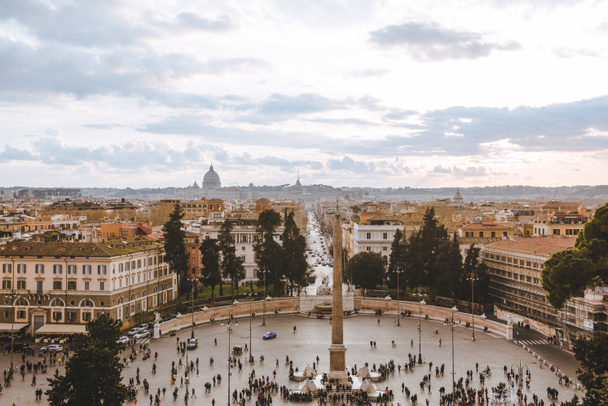 náměstí Piazza del popolo - Fotografie, Obrázek