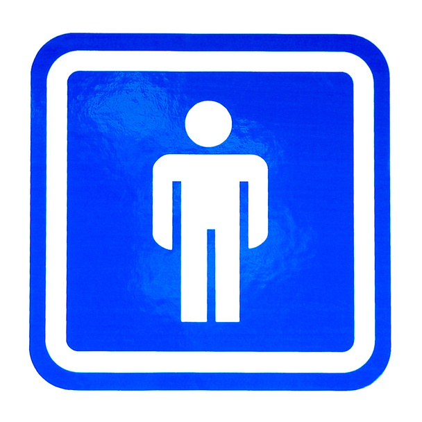 signo de baño masculino
 - Foto, imagen