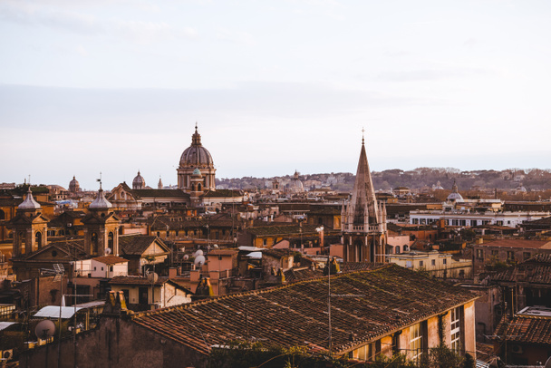 view of old St Peters Basilica in Rome, Italy - 写真・画像
