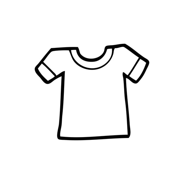 ilustração vetorial de camiseta dos desenhos animados
 - Vetor, Imagem