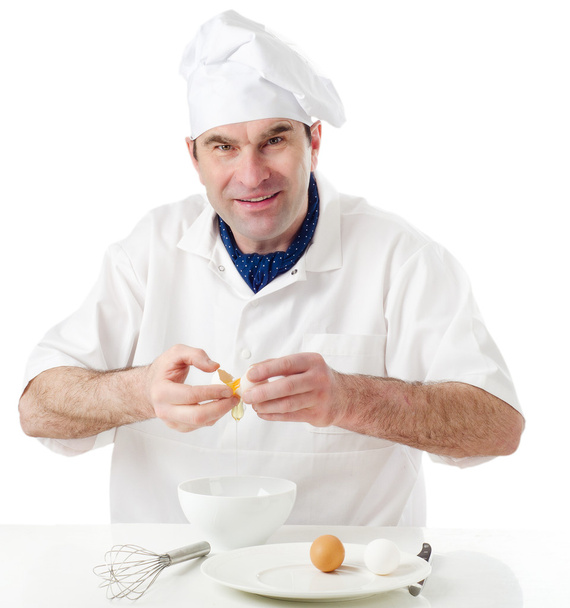 Chef isolated on white - Foto, Imagem