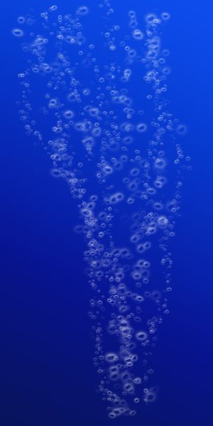 Bąbelki powietrza pod wodą - Zdjęcie, obraz
