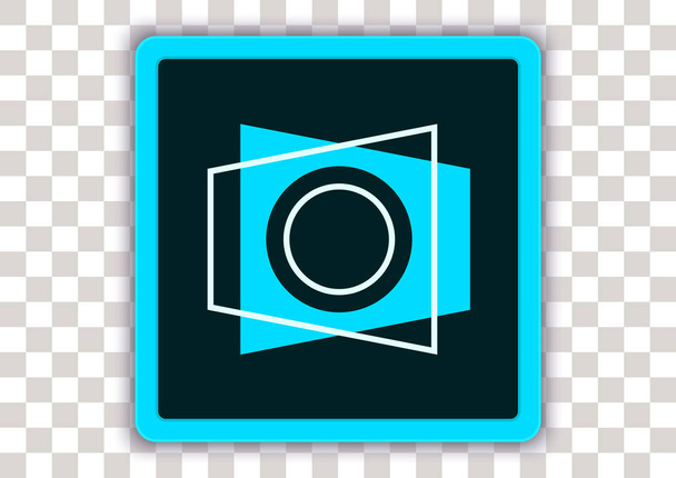 adobe scan icon flat design - Vetor, Imagem