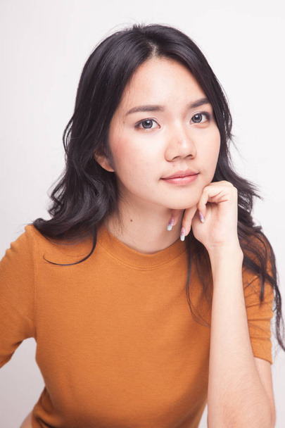 Portrait of beautiful young Asian woman. - Foto, Bild