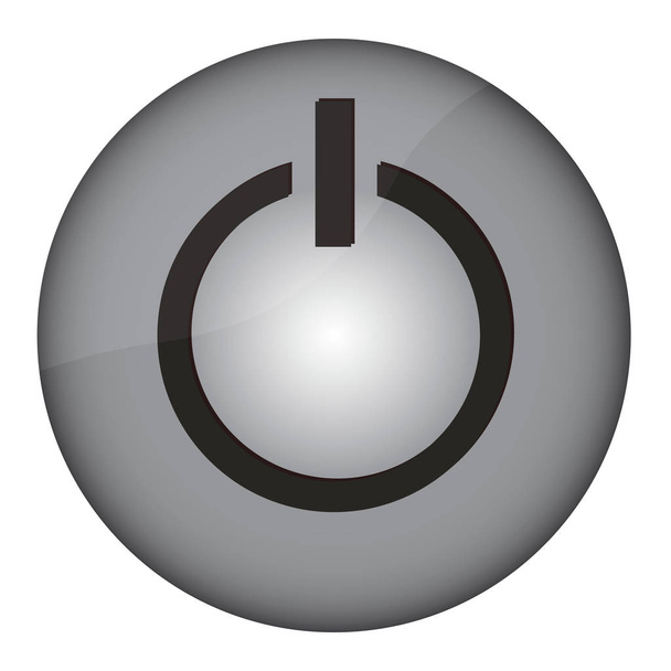 Power button - Vector, imagen